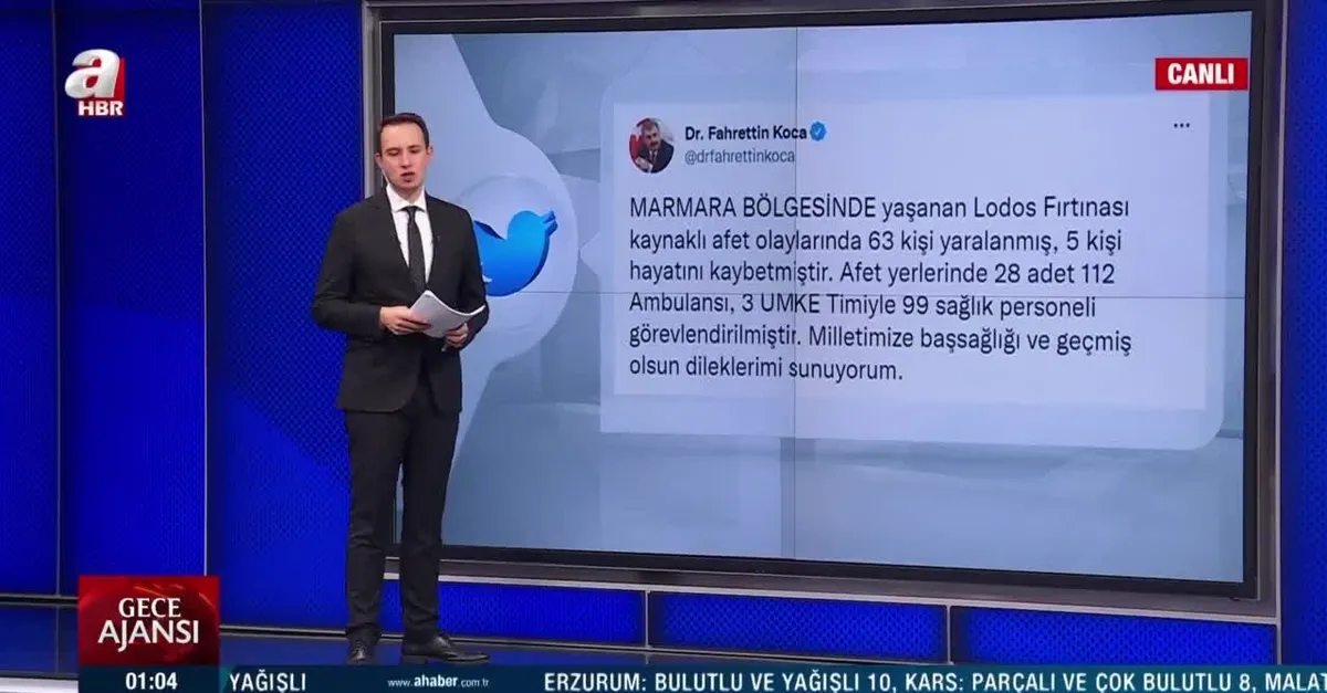 Marmara’da lodostan 5 can kaybı, 63 yaralı