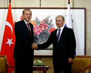 Cumhurbaşkanı Erdoğan Putin’le görüştü