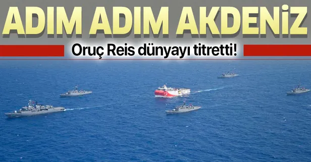 Oruç Reis Akdeniz'e 1.750 kilometrelik sismik kablo indirdi