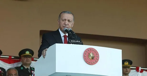 Başkan Erdoğan'dan MSÜ Kara Harp Okulu diploma ve sancak devir teslim töreninde önemli açıklamalarda bulundu