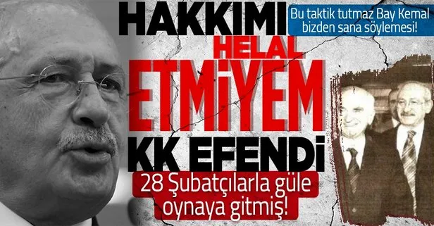 ‘Helalleşeceğiz’ diyen CHP Genel Başkanı Kemal Kılıçdaroğlu’nun 28 Şubatçılarla skandal fotoğrafı ortaya çıktı!