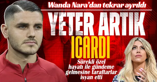 Icardi'nin sürekli özel hayatıyla gündeme gelmesi taraftarların sabrını taşırdı