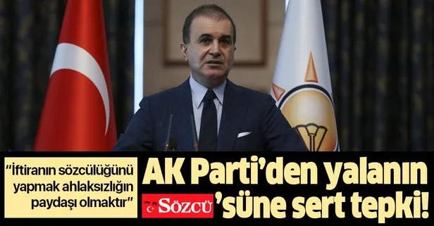 AK Parti’den Sözcü yazarı Saygı Öztürk’ün Bahar Ayvazoğlu hakkındaki iftiralarına sert tepki