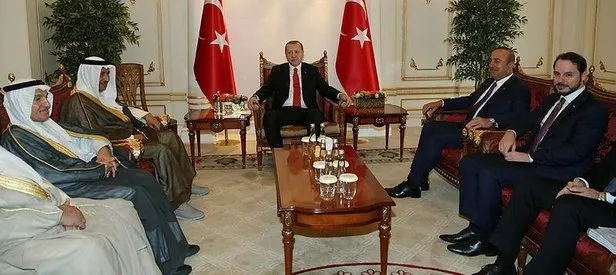 Erdoğan, Kuveyt Başbakanı El Sabah’ı kabul etti