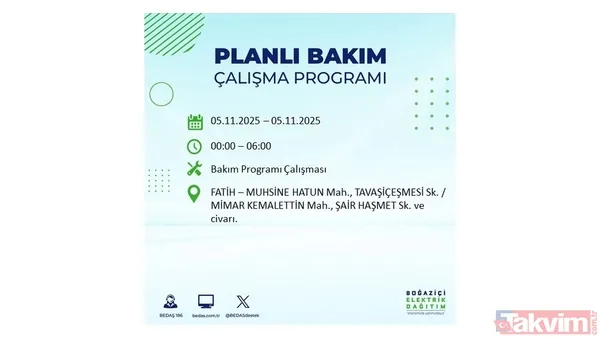 İstanbul'da yaşayanlar dikkat: Evinizde bir süre olmayacak! İlçe ilçe saat açıklandı - 21