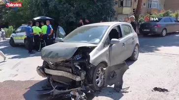 Samsun’da iki otomobil çarpıştı: 1 yaralı