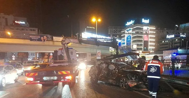 Zincirlikuyu’da zincirleme kaza! Çok sayıda yaralı var