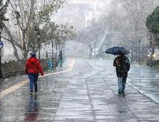 İstanbul ve birçok il için sağanak uyarısı