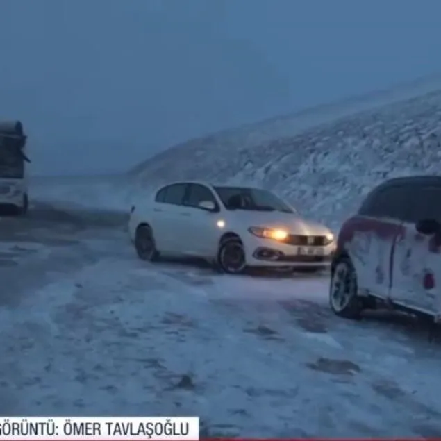 KOP Dağı Geçidi’nde kaza!