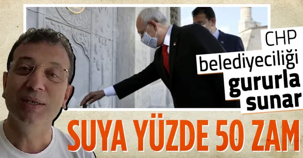CHP'li İBB'den İstanbul'da suya yüzde 50 zam talebi! Ekrem İmamoğlu ne vadettiyse tersini yapıyor