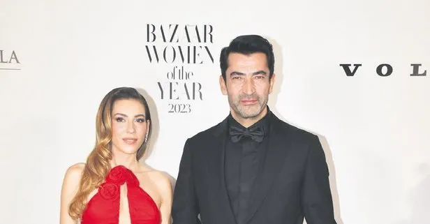 Ünlü oyuncu Kenan İmirzalıoğlu ’Yılın Erkeği’ seçildi! Karı-koca hem törene hem sosyal medyaya damga vurdu