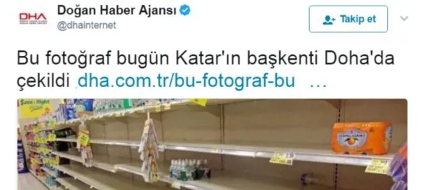 Doğan Haber Ajansı'nın Katar yalanı ortaya çıktı