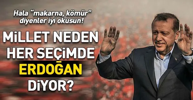Milletin adamı Erdoğan seçim başarılarını neye borçlu?