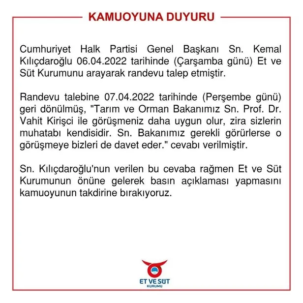 Et ve Süt Kurumu'na randevusuz baskın yapan Kemal Kılıçdaroğlu CHP'li kadını sade vatandaş diye yutturmaya çalıştı-11