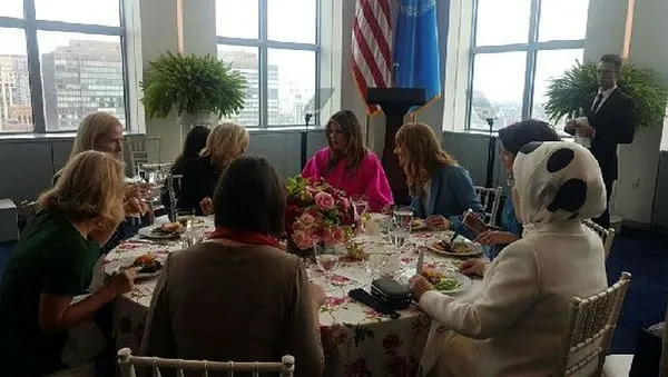 Emine Erdoğan, Melania Trump'ın yemek davetine katıldı-3