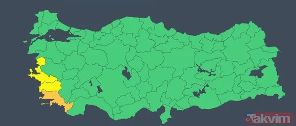 Kar ve sağanak alarmı! Meteoroloji Genel Müdürlüğü sarı ve turuncu kodla uyardı! Ankara, İstanbul İzmir... İl il hava durumu raporu - 3