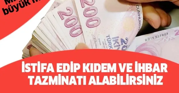 calisan anne kidem ve ihbar tazminati alma sartlari nedir istifa eden anne tazminat nasil alir takvim