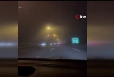 İstanbul’da gece saatlerinde sis etkili oldu