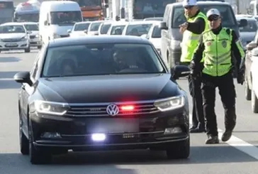 Sahte çakarlı araçlara ceza yağdı!