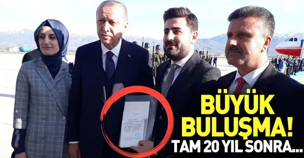 Başkan Erdoğan mektup arkadaşı ile görüştü
