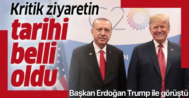 Başkan Erdoğan ABD Başkanı Trump ile görüştü