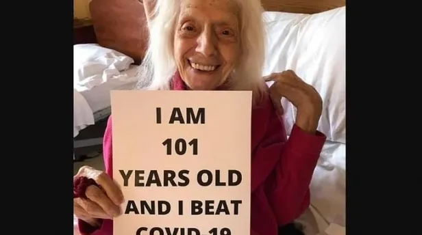 1606987578844.jpg 102 yaşındaki kadın rekor kırdı: Bebeklik döneminde İspanyol gribini, 9 ayda 2 kez de Covid-19’u yendi!-3