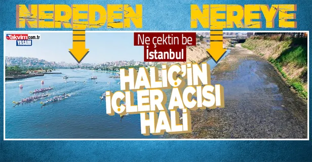 Haliç eski günlerine geri döndü! Vatandaşlar tedirgin: Haliç'ten çıkan çamuru Adalar'a döküyorlar