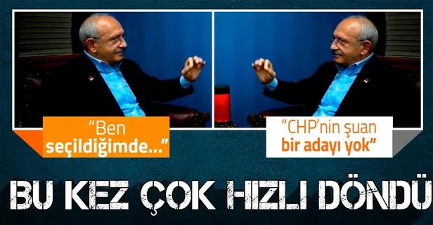 Cumhurbaşkanlığı adaylığı için sinyal veren CHP Genel Başkanı Kemal Kılıçdaroğlu anında çark etti!