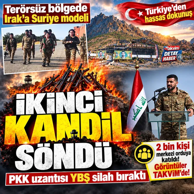 Terörsüz Türkiye sürecinde Sincar adımı! 2 bin PKK/YBŞ mensubu Irak güvenlik güçlerine katıldı