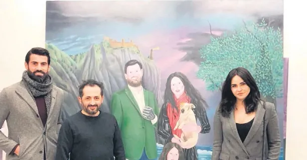 Fenerbahçeli Volkan Demirel ve eşi Zeynep Sever sanat aşığı olup çıktı! Demirel Sanat Galerisi...