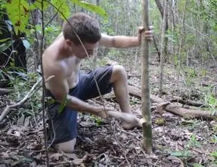 Avlanabilmek için yaptıklarına inanamayacaksınız