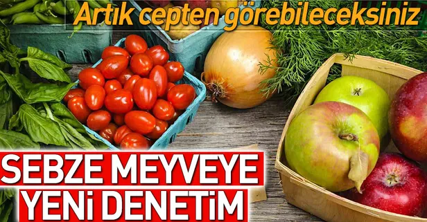 Sebze-meyveye cepten denetim