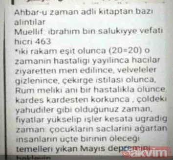 Ahbar-u Zaman kehanetleri tüyler ürpertti Mayıs'ta depremi bekleyin! - 6