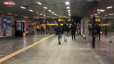 Mecidiyeköy'de alt geçidi su bastı