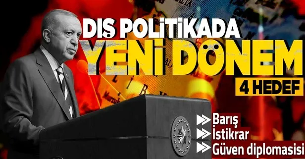 Dış politikada Başkan Erdoğan liderliğinde yeni dönem: Barış, istikrar ve güvenlik diplomasisi devrede!