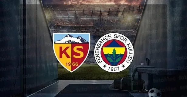 Kayserispor - Fenerbahçe: 1-2 (ÖZET)