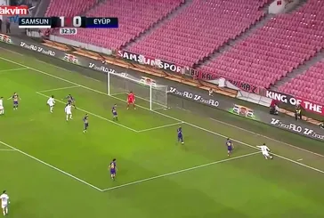 GOL: Samsunspor 2 - 0 Eyüpspor | Soner Aydoğdu