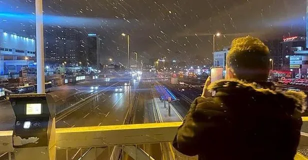 İstanbul’da kar yağışı! Şişli, Beyoğlu, Kağıthane, Beşiktaş, Silivri ve Sarıyer...