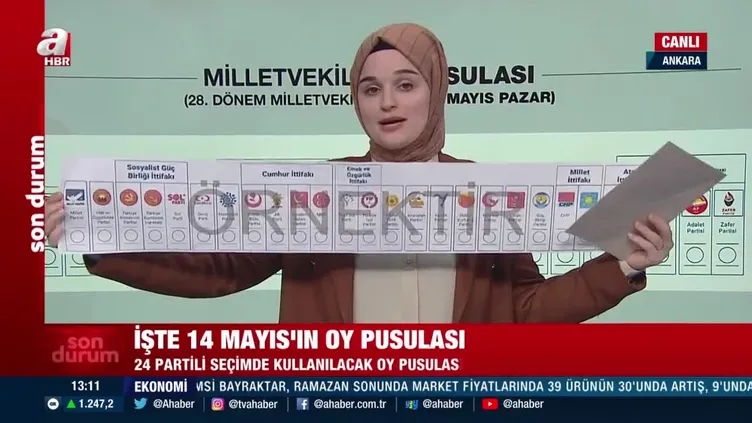 İşte 14 Mayıs'ın oy pusulası!