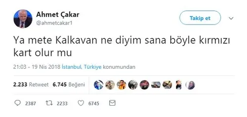 Ahmet Çakar'dan Pepe'nin kırmızı kartına yorum!-1