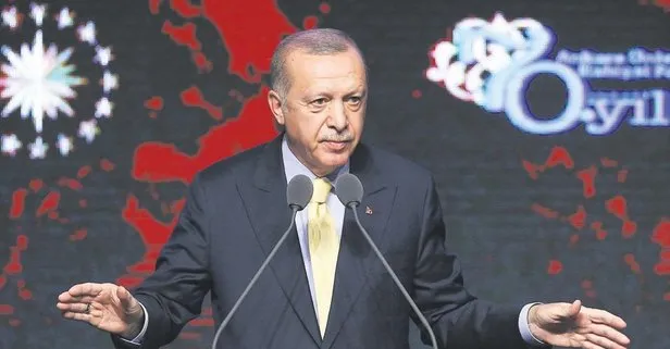Başkan Recep Tayyip Erdoğan: Yedi düvelle savaşıyoruz