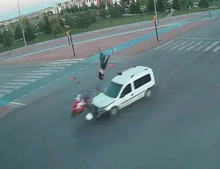 Konya’da kırmızı ışıkta geçen sürücü dehşet saçtı