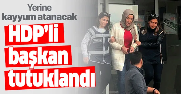 Son dakika: HDP’li başkan Melike Göksu tutuklandı! Yerine kayyum atanacak