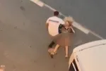 Esenyurt'ta sokak ortasında bir kadını döverek bayıltan cani tutuklandı! Suç makinesi çıktı!