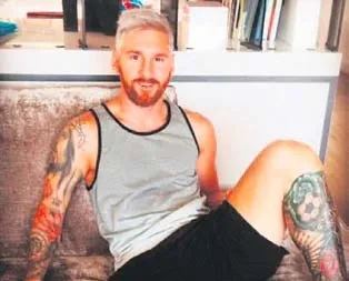 Messi yeni imajı ile şaşırttı