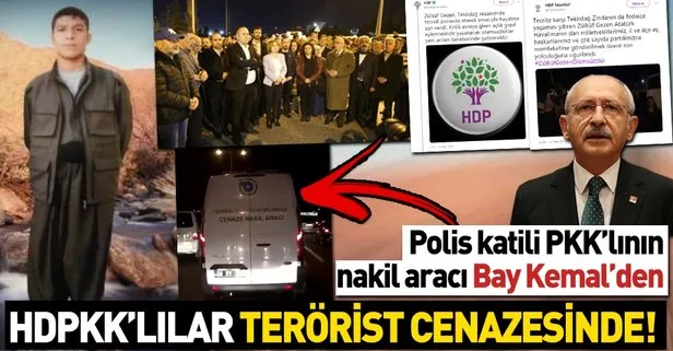 HDP polis katili terörist Zülküf Gezen için seferber oldu