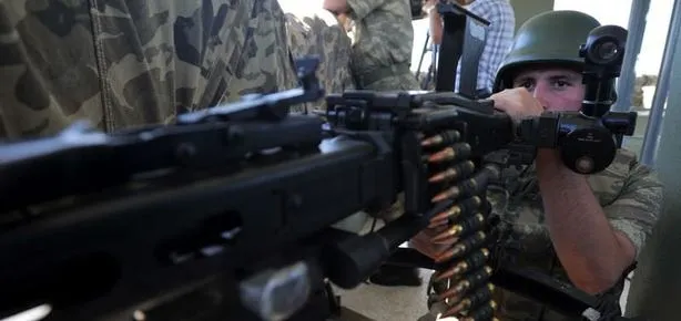 Suriye sınırında mühimmat ele geçirildi