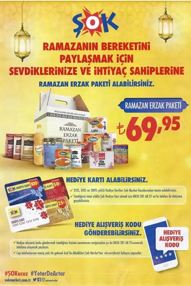 BİM 2021 Ramazan kolisi geldi mi, ne kadar? BİM, ŞOK, A101, Migros