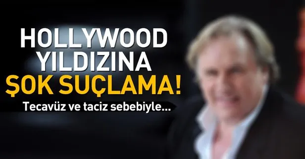 Depardieuya tecavüz ve taciz soruşturması