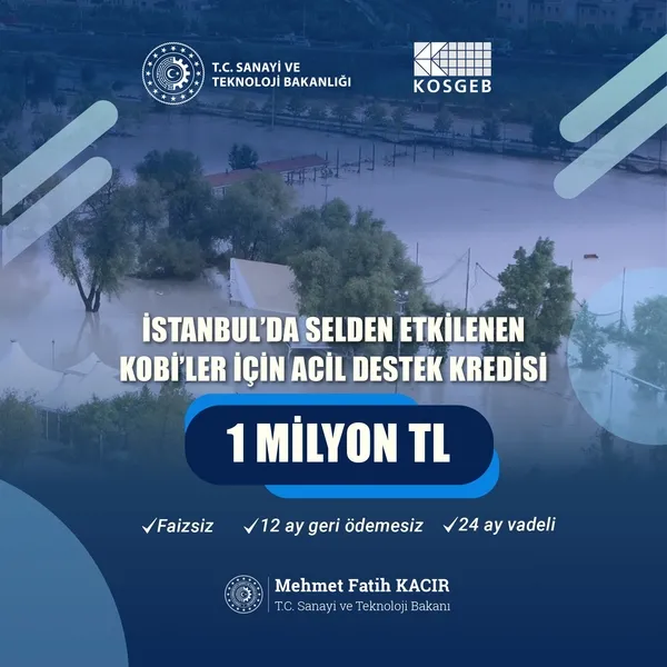 FAİZSİZ 12 AY GERİ ÖDEMESİZ! KOBİ'lere yeni kredi desteği! Sanayi ve Teknoloji Bakanı Mehmet Fatih Kacır duyurdu-2